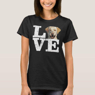 I Kärlek My Gul lab Labour Retriever Hund T Shirt