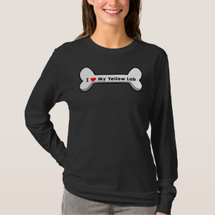 I Kärlek My Gul lab T Shirt