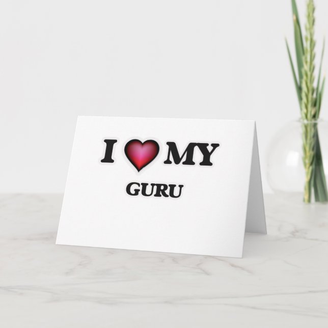 I kärlek my Guru Kort (Framsida)
