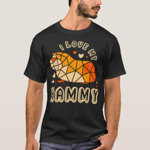 I Kärlek My Hammy Rodent Wheel Small Pet Omnivore T Shirt