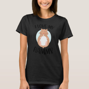 I kärlek My Hamster Pet Owner Animal Rodent P T Shirt
