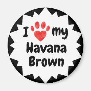 I Kärlek My Havana Brown Cat Magnet