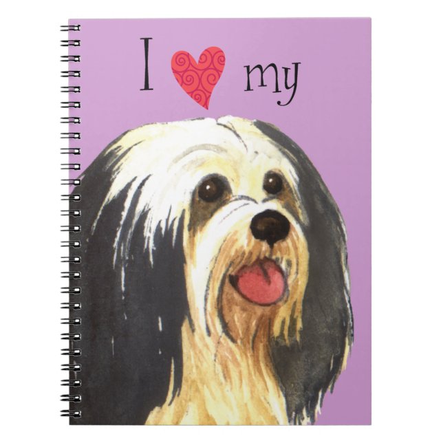 I Kärlek my Havanese Anteckningsbok Med Spiral (Framsidan)