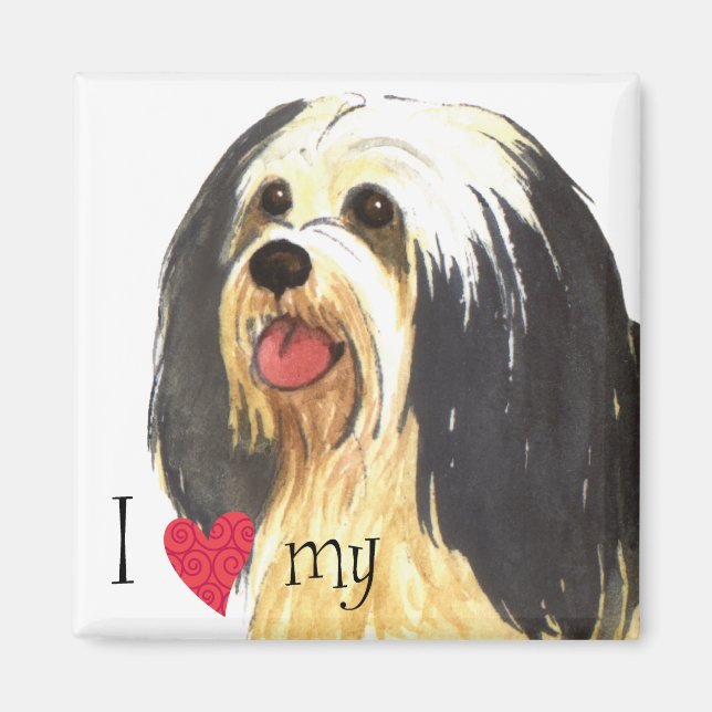 I Kärlek my Havanese Magnet (Framsidan)