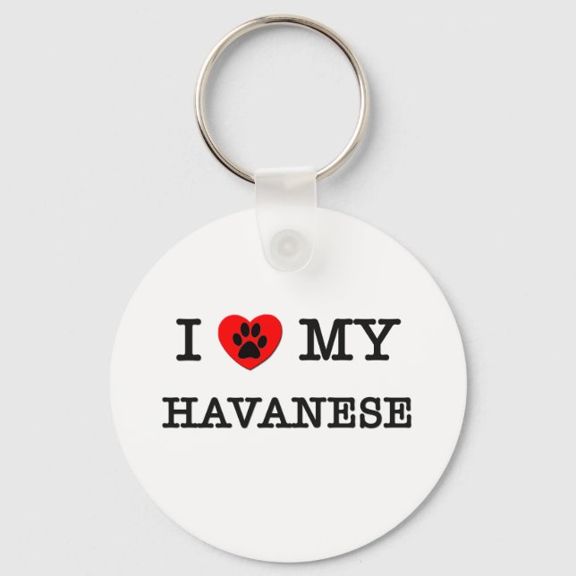 I KÄRLEK MY HAVANESE NYCKELRING (Framsida)