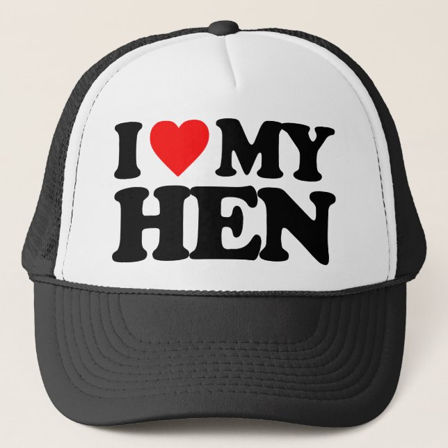 I KÄRLEK MY HEN TRUCKERKEPS (Framsida)