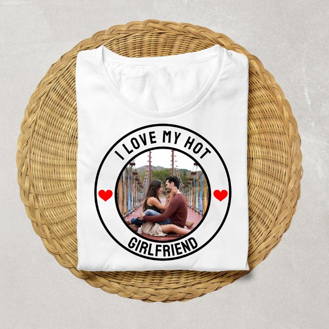 I Kärlek My Hett Girlkompis Par Anpassningsbar Pho T Shirt (Skapare uppladdad)