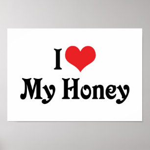 I Kärlek My Honung Poster