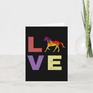 I Kärlek My Horse Equestrian Gift Kort