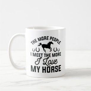 I Kärlek My Horse Kaffemugg