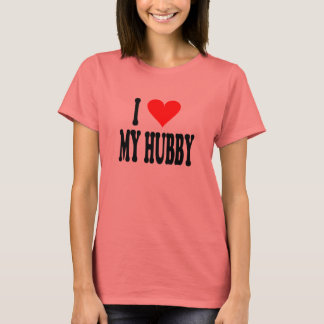 I KÄRLEK MY HUBBY T SHIRT