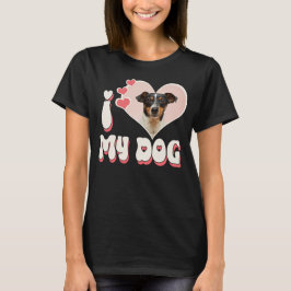 I Kärlek My Hund Black T Shirt