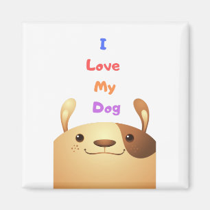 I Kärlek My Hund - c Magnet