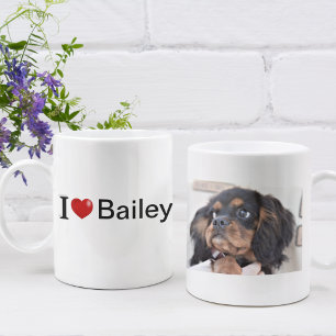 I Kärlek My Hund-foto Kaffemugg