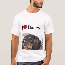 I Kärlek My Hund-foto T Shirt