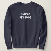 I KÄRLEK MY HUND in white - Women's Sweatshirt