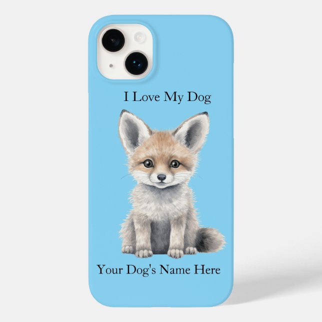 I Kärlek My Hund iPhone/iPad-fall (Baksida)