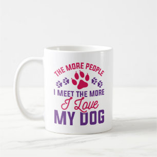 I Kärlek My Hund Kaffemugg