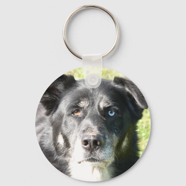 I Kärlek My Hund Keychain Nyckelring (Framsida)