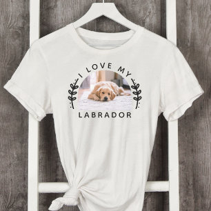 I Kärlek My Hund Labrador Photo T Shirt