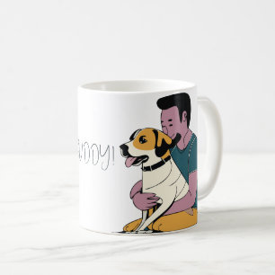 I Kärlek My Hund - Male Edition 2 Kaffemugg