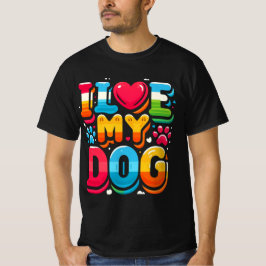 I Kärlek My Hund T Shirt