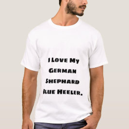 I Kärlek My Hund T Shirt