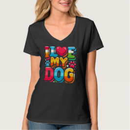 I Kärlek My Hund T Shirt