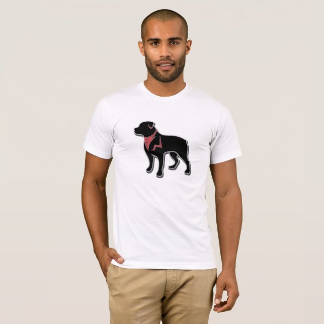 i kärlek my hund tee (Hel framsida)