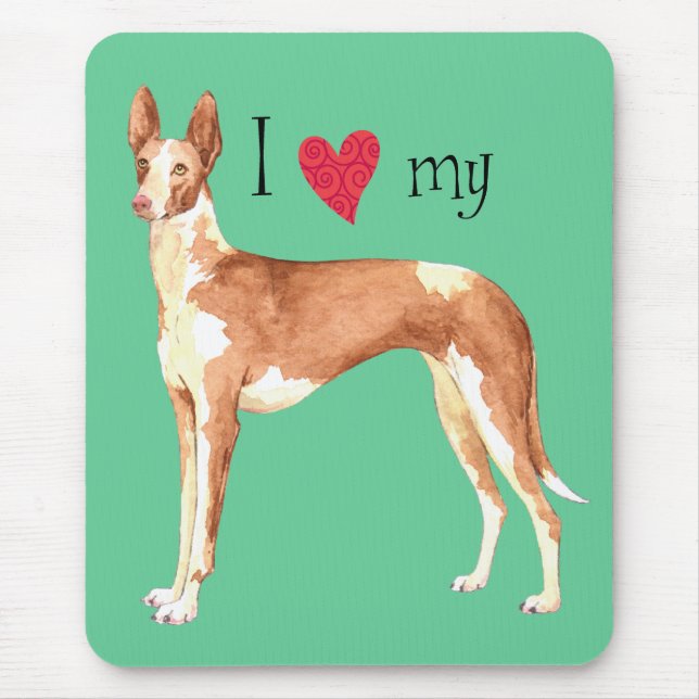 I Kärlek my Ibizan Hound Musmatta (Framsidan)