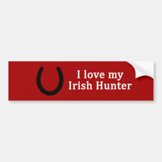 I Kärlek My Irish Hunter Horse Bildekal
