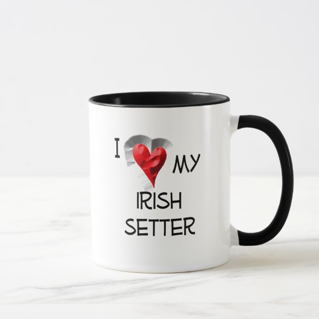 I Kärlek My Irish Setter Mugg (Höger)