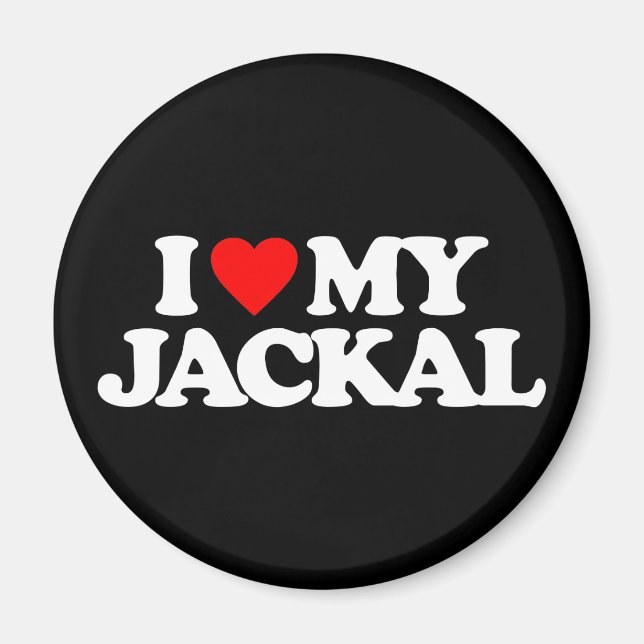 I KÄRLEK MY JACKAL MAGNET (Framsidan)