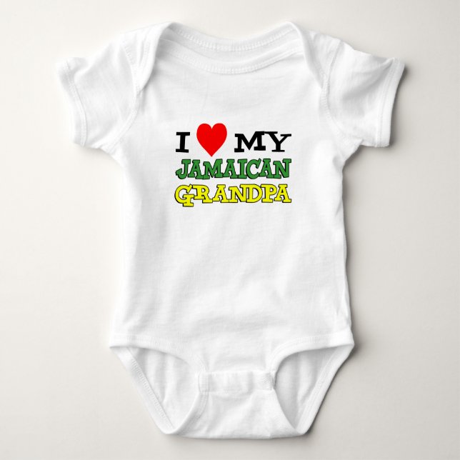 I Kärlek My Jamaican Grandpa Tröja (Framsida)