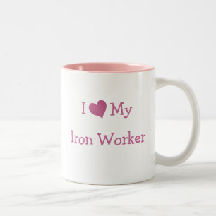 I Kärlek My Järn Worker Mugg