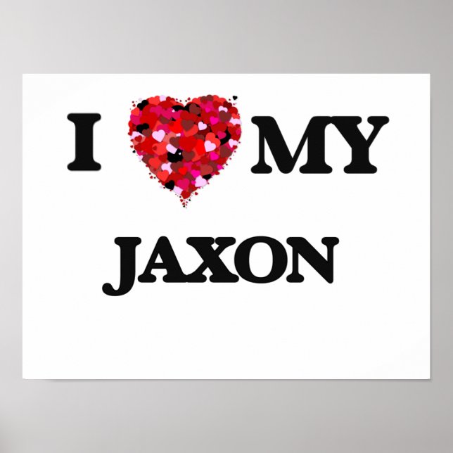 I kärlek my Jaxon Poster (Framsidan)