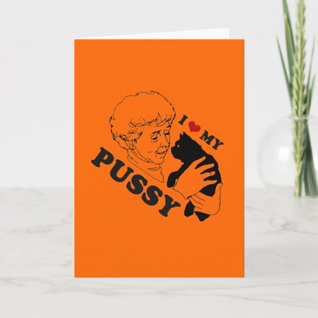 I KÄRLEK MY KATTUNGE KORT (Framsida)