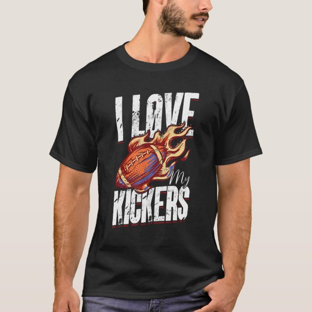 I Kärlek My Kickers Fantasy Football T Shirt (Framsida)