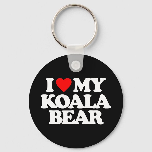 I KÄRLEK MY KOALA BEAR NYCKELRING (Framsida)