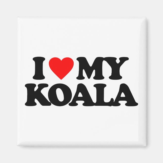 I KÄRLEK MY KOALA MAGNET (Framsidan)