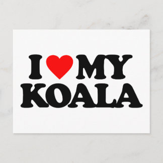 I KÄRLEK MY KOALA VYKORT