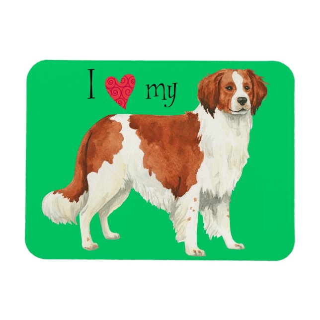 I Kärlek my Kooikerhondje Magnet (Horisontell)