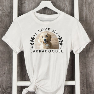 I Kärlek My Labradoodle Hund Photo T Shirt