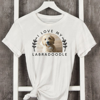 I Kärlek My Labradoodle Hund Photo T Shirt