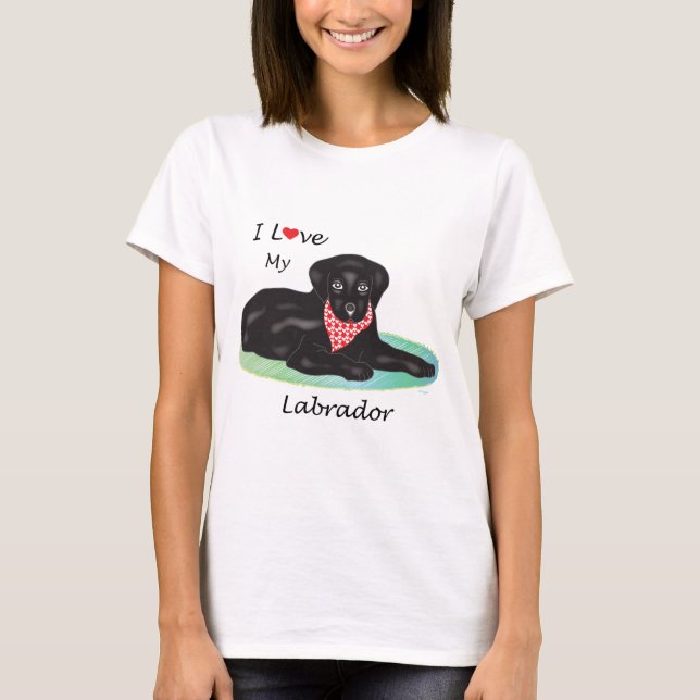 I kärlek my Labrador Tee (Framsida)