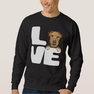 I Kärlek My Lakeland Terrier Hund Lång Ärmad Tröja