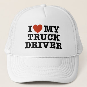 I Kärlek My Lastbil Driver Truckerkeps