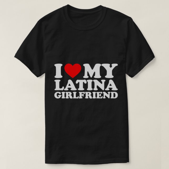 I Kärlek My Latina Girlkompis T-Shirt (Design framsida)