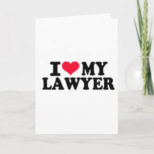 I kärlek my Lawyer Kort