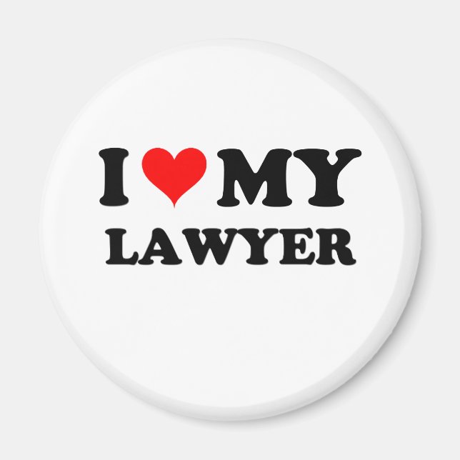 I Kärlek My Lawyer Magnet (Framsidan)